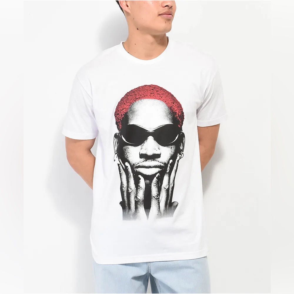 🌴Men’s Rodman Dennis Rodman Hands Tee Shirt